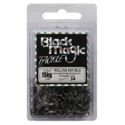 Black Magic Rolling Swivel 34 Pack