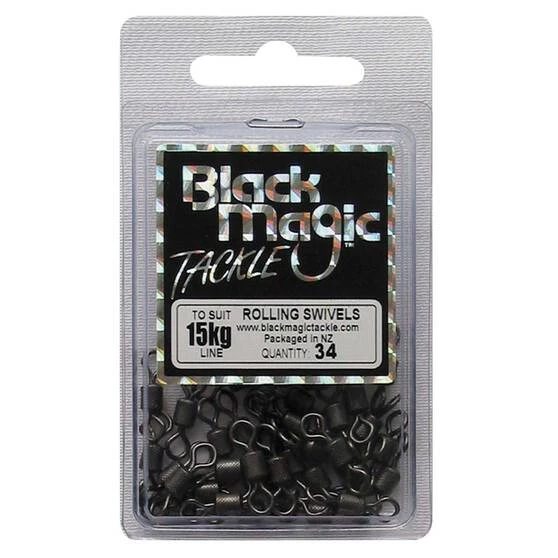 Black Magic Rolling Swivel 34 Pack 3 Black Magic Rolling Swivel 34 Pack