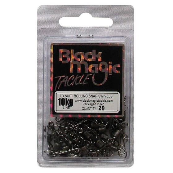Black Magic Rolling Snap Swivel 29 Pack 3 Black Magic Rolling Snap Swivel 29 Pack