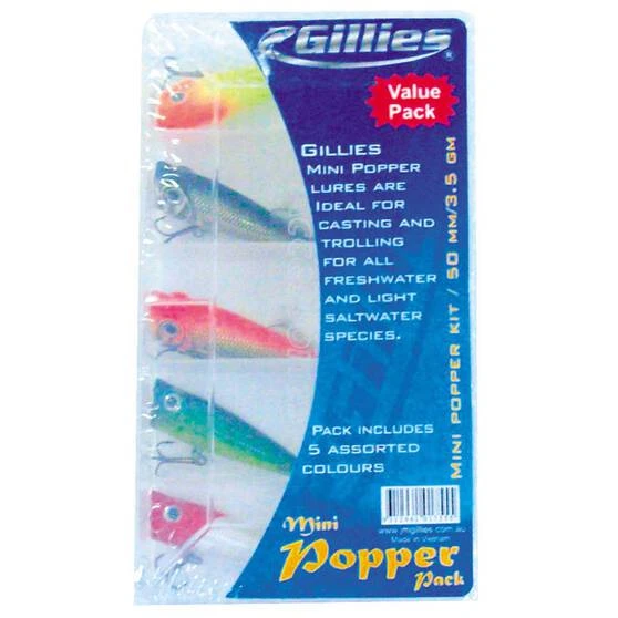 Gillies Mini Popper Kit 5 Pack 3 Gillies Mini Popper Kit 5 Pack
