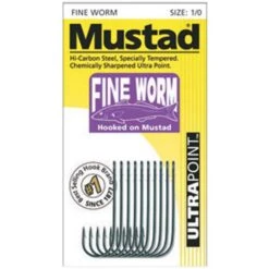 Mustad Fine Worm Hooks