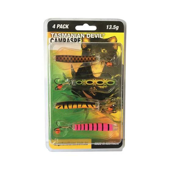 Wigston Tassie Devil Hard Body Lure 4 Pack Campaspe 3 Wigston Tassie Devil Hard Body Lure 4 Pack Campaspe