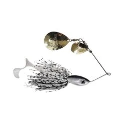 Gangster Dam Buster Spinner Bait Lure 2.5oz White / Black
