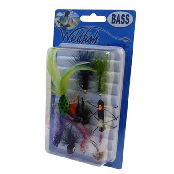 Wildfish Bass Flies 10 Pack 3 Wildfish Bass Flies 10 Pack