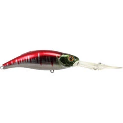 Atomic Hardz Shiner Double Deep Hard Body Lure 75mm Blood Red