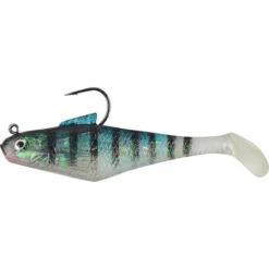 Berkley PowerBait Shad Soft Plastic Lure 6in Blue Gill
