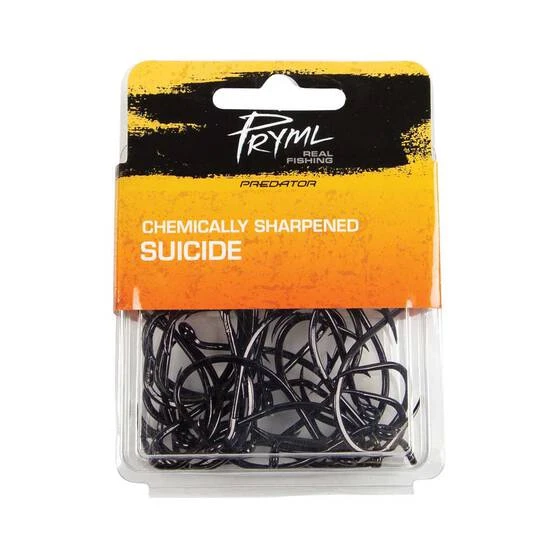 Pryml Predator Black Suicide Bulk Pack Hooks 3 Pryml Predator Black Suicide Bulk Pack Hooks