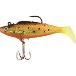 Pryml PaddleTail Rigged Lure 8.6cm Speckled Mosquito Fish