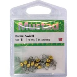 Mustad Barrel Brass Swivel