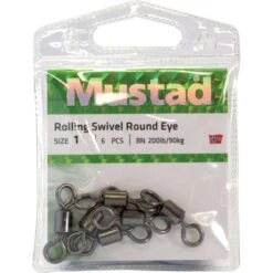 Mustad Rolling Black Swivel