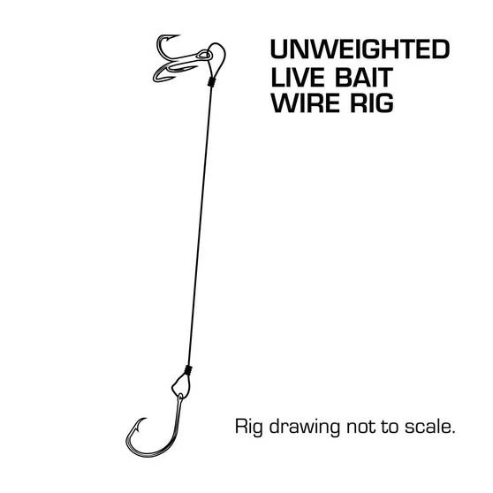 Pryml Unweighted Live Bait Rig 3 Pryml Unweighted Live Bait Rig