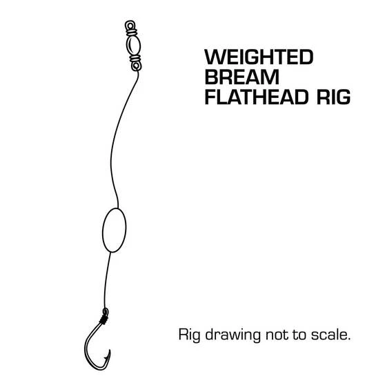 Pryml Weighted Bream/Flathead Rig 3 Pryml Weighted Bream/Flathead Rig