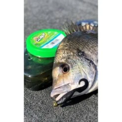 Berkley Gulp Alive! Minnow Grub Soft Plastic Lure 3in Black
