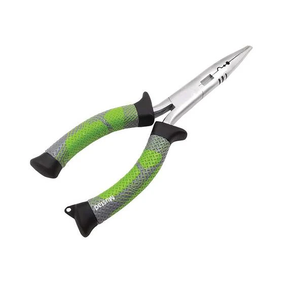 Mustad Stainless Steel Split Ring Plier 7in Green 3 Mustad Stainless Steel Split Ring Plier 7in Green