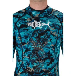 Adreno Pelagi-Skin Steamer Wetsuit 3mm -Fishing Store BCF 618111 04 blue hi res