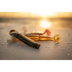 Daiwa Bait Junkie Minnow Soft Plastic Lure 6.2in Motor Oil UV -Fishing Store BCF 619476 05 motoroiluv hi res