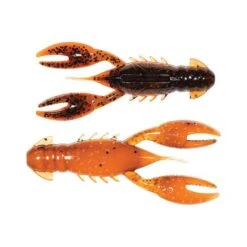 Z-Man Pro CrawZ™ Soft Plastic Lures 3.5in Green Pumpkin Orange
