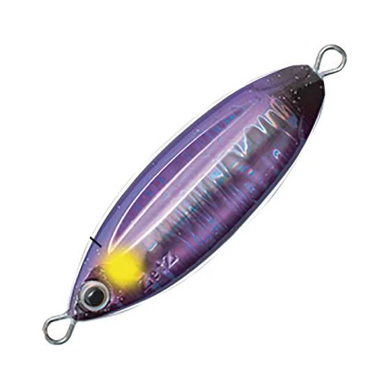 Palms Slow Blatt Oval Jig Lure 40G Silver Glow 3 Palms Slow Blatt Oval Jig Lure 40G Silver Glow