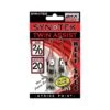 Synotek Twin Assist Hooks 2/0 2.0cm Black Glow -Fishing Store BCF 640050 blackglow hi res