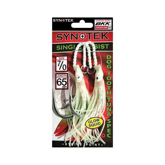Synotek Single Assist Hooks 7/0 6.5cm Full Glow 3 Synotek Single Assist Hooks 7/0 6.5cm Full Glow