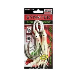 Synotek Single Assist Hooks 8/0 6.5cm Full Glow