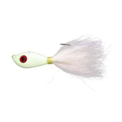 Mustad Big Eye Bucktail Jig Lure 1.5oz Glow