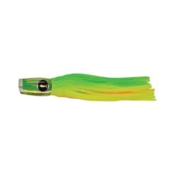 Bluewater Pop Skirted Trolling Lure 6in Chartreuse Orange