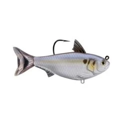 Livetarget Gizzard Shad Swimbait Lure 4.5in Green Bronze