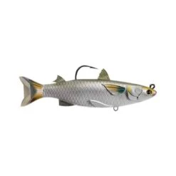 Livetarget Mullet Swimbait Lure 5.5in Silver