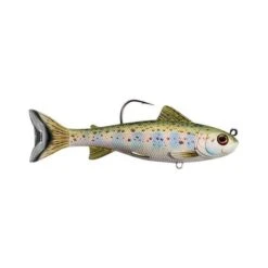 Livetarget Trout Parr Swimbait Lure 5in Silver Olive