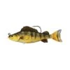 Livetarget Yellow Perch Swimbait Lure 133mm Gold Olive -Fishing Store BCF 644426 goldolive hi res