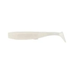 Samaki Bomb Shad Soft Plastic Lure 5in Pearl White
