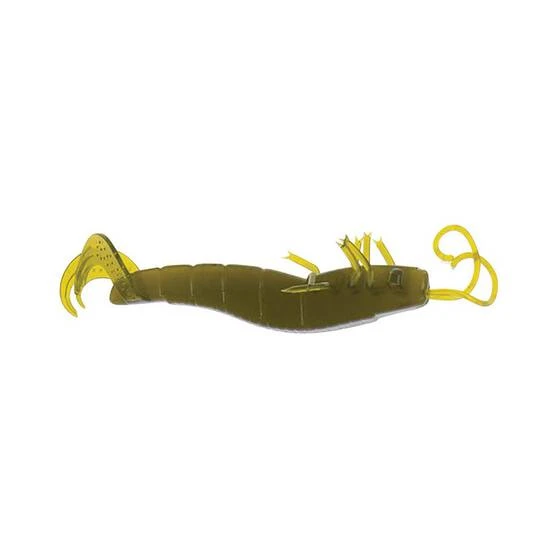 Atomic Plazos Prong Soft Plastic Lure 4in Avocado 3 Atomic Plazos Prong Soft Plastic Lure 4in Avocado