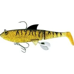 Molix Shad Soft Plastic Lure 120mm Black Gold