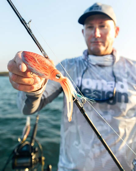 Nomad Squidtrex Jig Lure 130mm Brown Sparkle 10 Nomad Squidtrex Jig Lure 130mm Brown Sparkle - Image 8